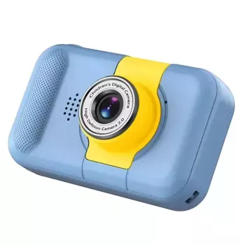 CP FL1 Cámara de fotos y vídeo infantil HD 1080p con objetivo plegable y ranura para tarjeta MicroSD, 2 pantallas LCD en color