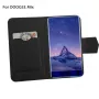 Doogee Funda tipo libro MIX con protector de pantalla de cristal templado – pack negro
