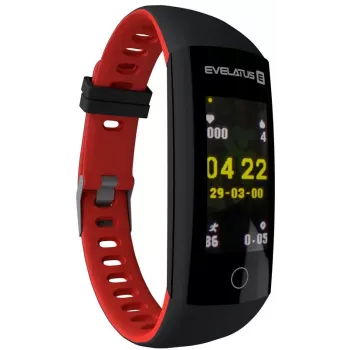 Evelatus Monitor de actividad EFT02 negro rojo