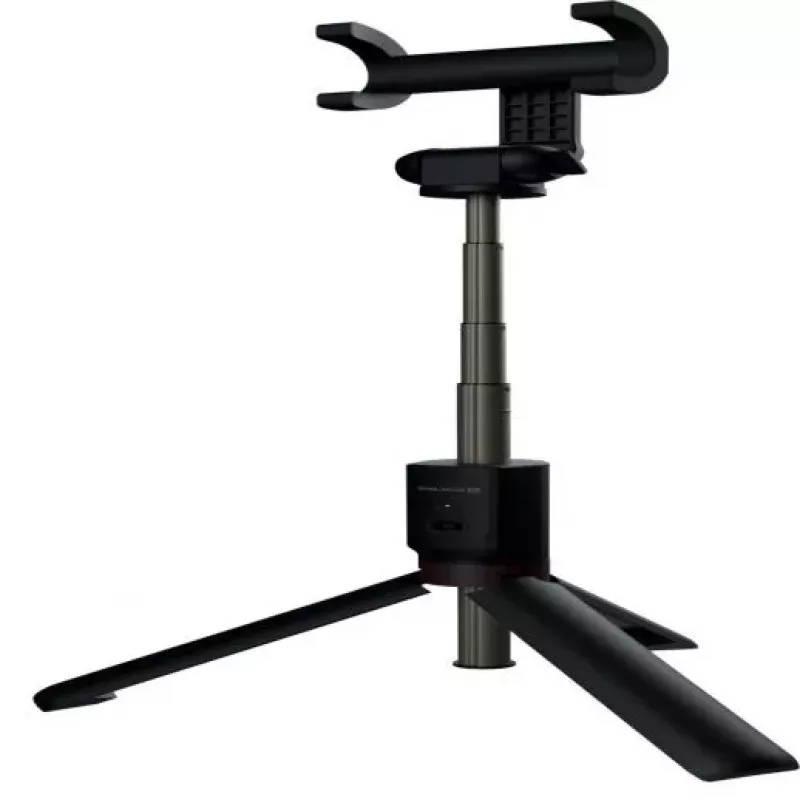 EVELATUS Selfie Stick Trípode SST01 con mando a distancia inalámbrico, negro