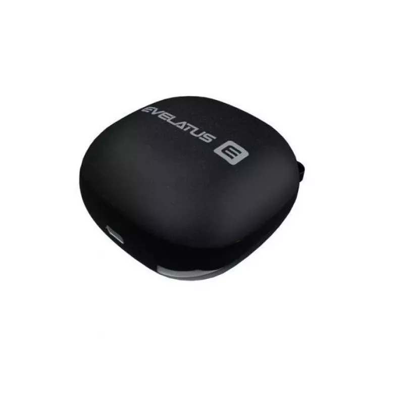 EVELATUS EBE01BK Auriculares True Wireless Stereo In-Ear Bluetooth 5.0 con estuche de carga, IPX4, negro