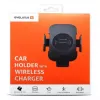 Evelatus Soporte para coche con carga inalámbrica 10W WCH01 negro