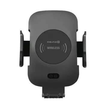 Evelatus Soporte para coche con carga inalámbrica 10W WCH01 negro