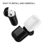 Evelatus Funda de piel para Apple AirPods negra