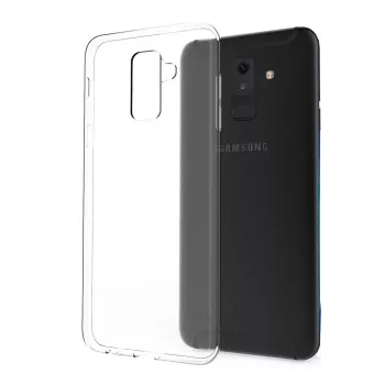 Evelatus Funda de silicona transparente para Samsung Galaxy A6 Plus 2018 1,5 mm TPU