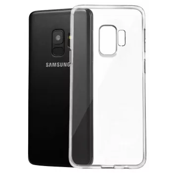 Evelatus Funda de silicona transparente para Samsung Galaxy S9 1,5 mm TPU