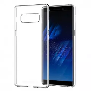 Evelatus Funda de silicona transparente para Samsung Galaxy Note 8 1,5 mm TPU