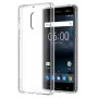Evelatus Funda de silicona transparente para Nokia 6.1 2018 1,5 mm TPU