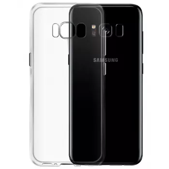 Evelatus Funda de silicona transparente para Samsung Galaxy S8 Plus 1,5 mm TPU