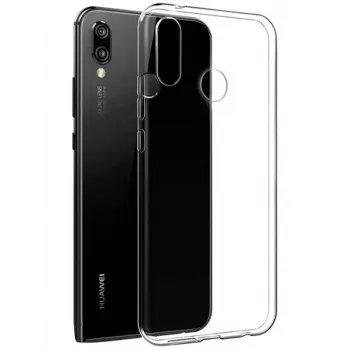 Evelatus Funda de silicona transparente para Huawei P20 Lite 1,5 mm TPU