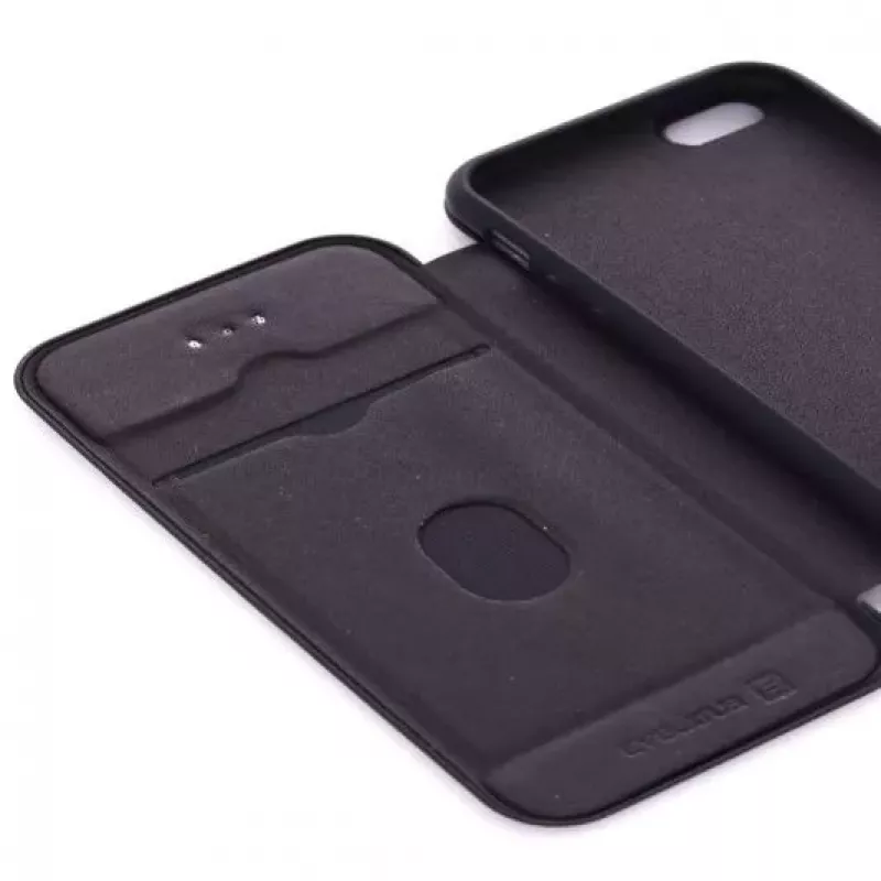Evelatus Funda tipo libro para Apple iPhone 5/5s/SE negra