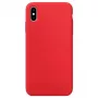 Evelatus Funda de silicona Nano para Apple iPhone Xs MAX Soft Touch TPU roja