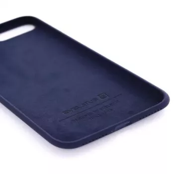Evelatus Funda de silicona Premium Soft Touch para Apple iPhone 7 Plus/8 Plus azul medianoche