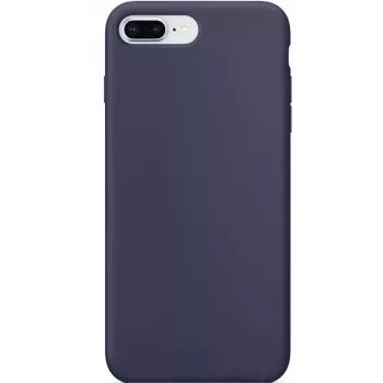 Evelatus Funda de silicona Premium Soft Touch para Apple iPhone 7 Plus/8 Plus azul medianoche