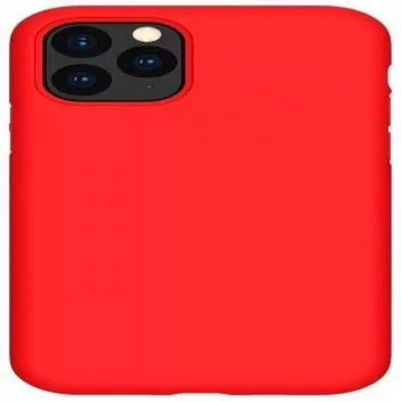 Evelatus Funda de silicona Premium Soft Touch para Apple iPhone 7/8/SE2020/SE2022 roja