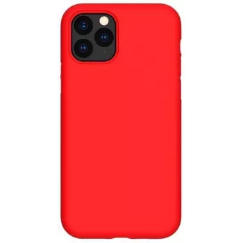 Evelatus Funda de silicona Premium Soft Touch para Apple iPhone 7/8/SE2020/SE2022 roja