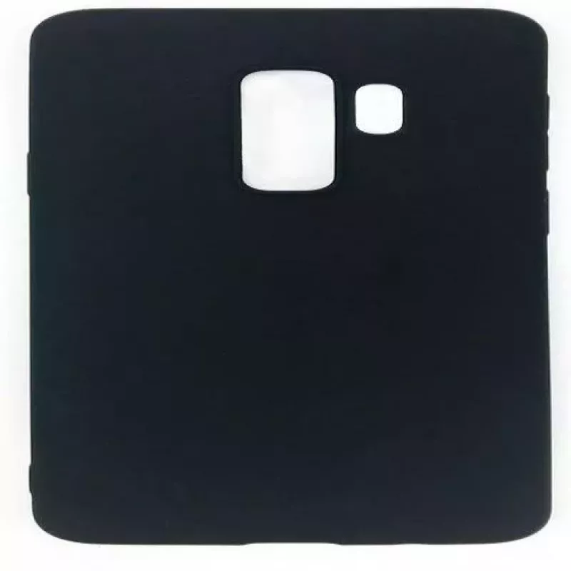 Evelatus Funda de silicona Premium Soft Touch para Samsung Galaxy S9 Plus negra