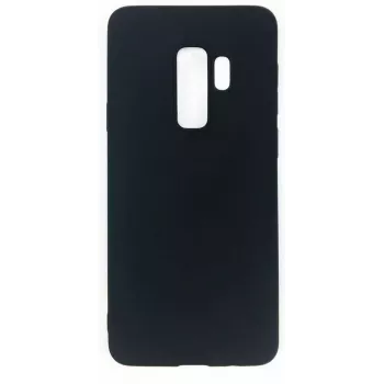 Evelatus Funda de silicona Premium Soft Touch para Samsung Galaxy S9 Plus negra