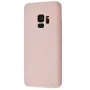 Evelatus Funda de silicona Premium Soft Touch para Samsung Galaxy S9 Plus Pink Sand