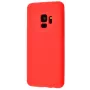 Evelatus Funda de silicona Premium Soft Touch para Samsung Galaxy S9 roja