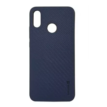 Evelatus Funda TPU con placa metálica para soporte magnético de móvil para Samsung Galaxy A6+ 2018 - azul