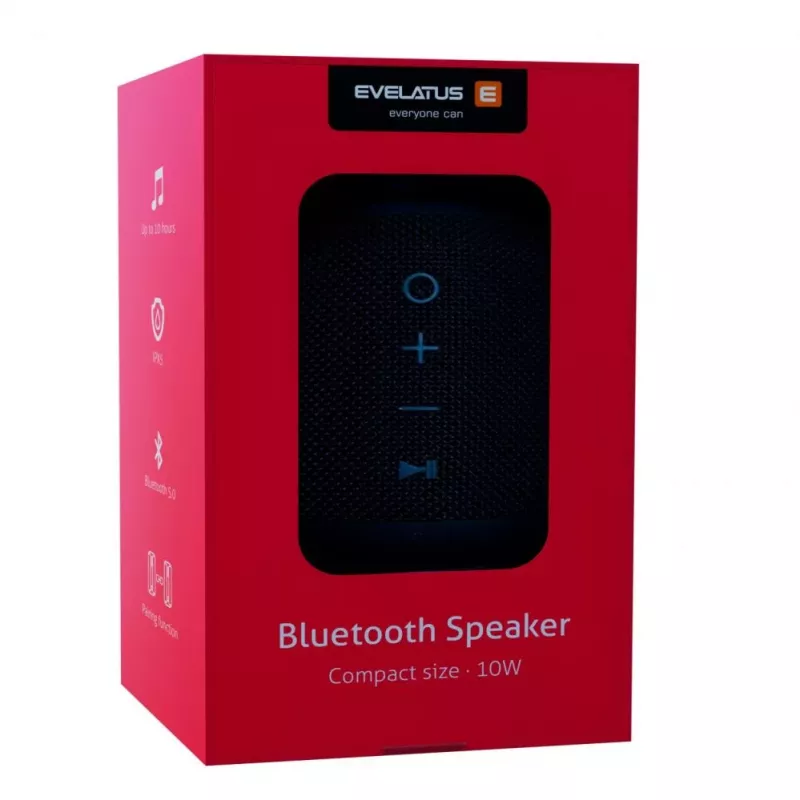 Evelatus Altavoz Bluetooth talla S EBS01 negro