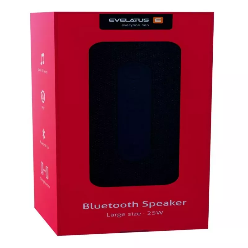 Evelatus Altavoz Bluetooth talla L EBS03 negro