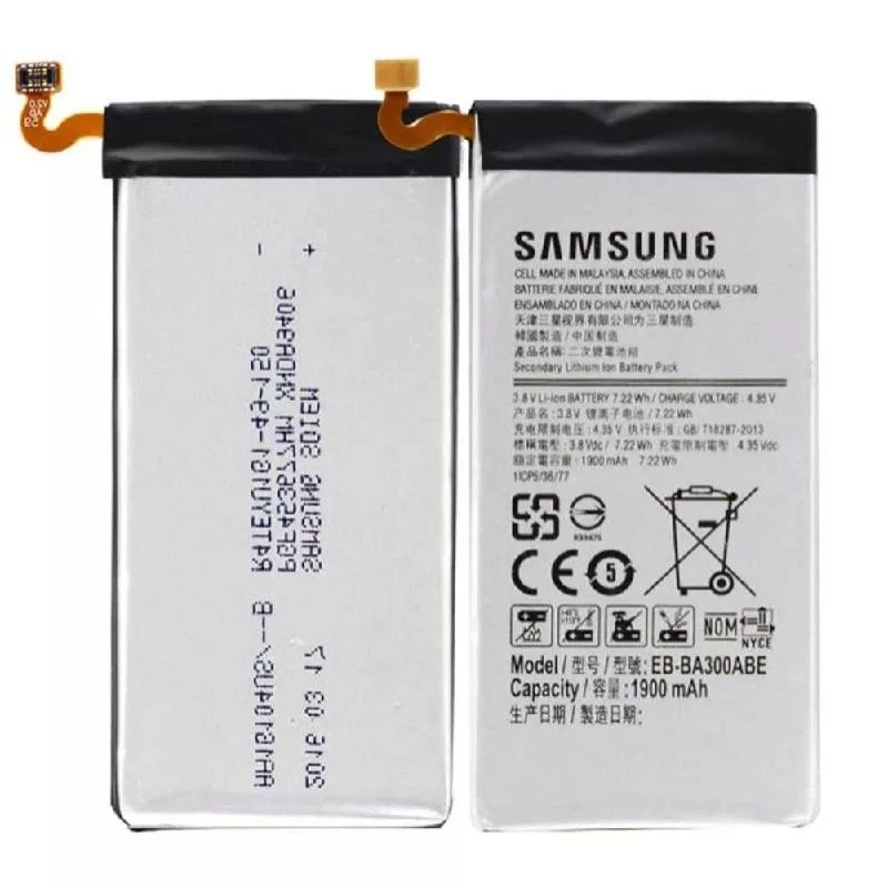 Samsung EB-BA300ABE Galaxy A3 (2015) Batería original OEM 1900 mAh Li-ion Polymer