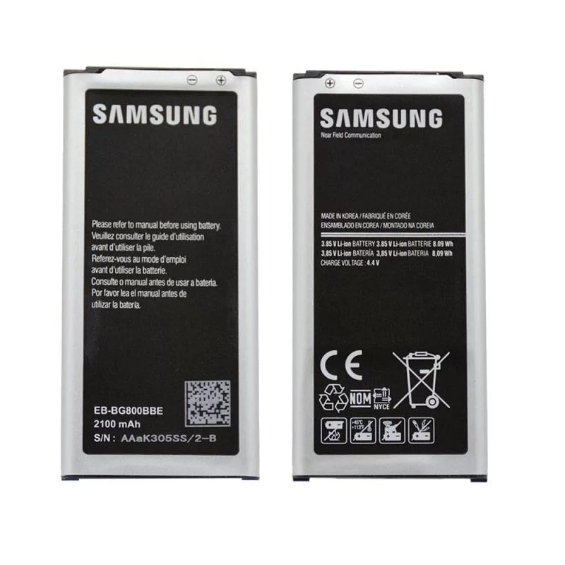 Samsung EB-BG800BBE Galaxy S5 Mini Batería interna de repuesto a granel 2100 mAh