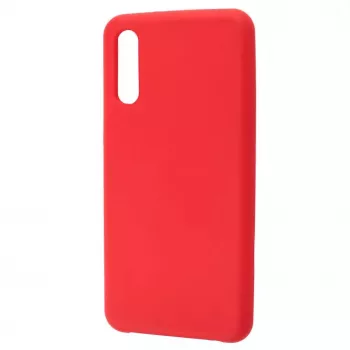 Evelatus Funda de silicona Premium Soft Touch para Huawei P20 roja