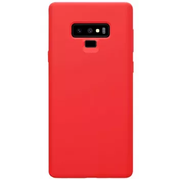 Evelatus Funda de silicona Premium Soft Touch para Samsung Galaxy Note 9 roja