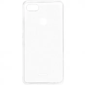 Evelatus Funda de silicona transparente Clear de 1,5 mm TPU para Xiaomi Redmi 6