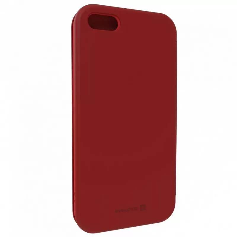 Evelatus Funda tipo libro Book Case para Samsung Galaxy A6 Plus 2018 rojo vino