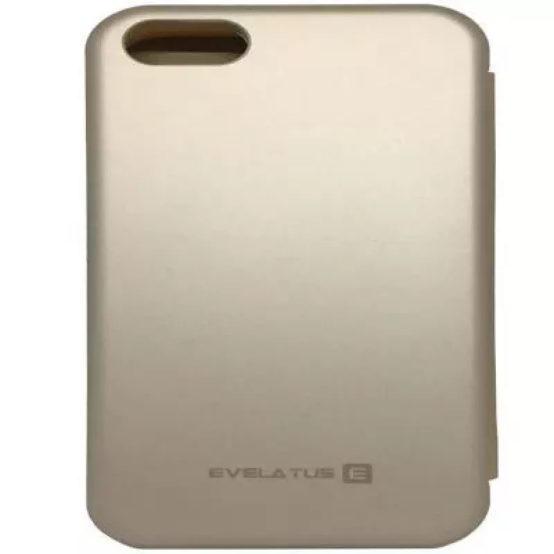 Evelatus Funda tipo libro Book Case para Samsung Galaxy J4 Plus Gold