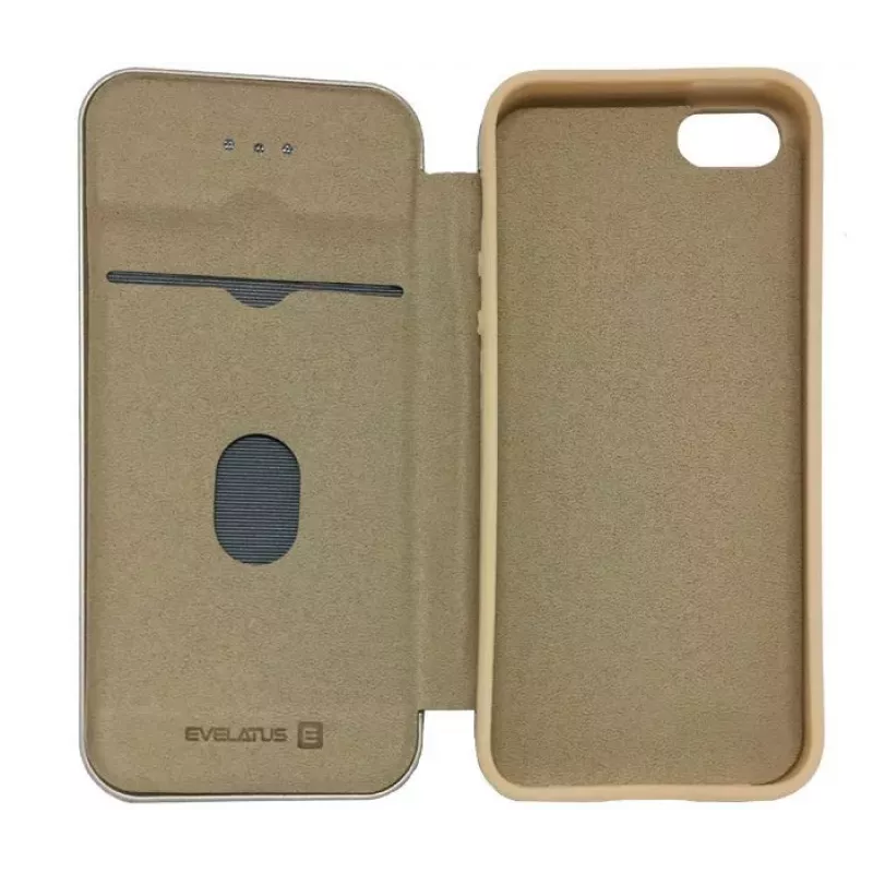 Evelatus Funda tipo libro para Xiaomi Redmi 6 Pro / Mi A2 Lite, dorada