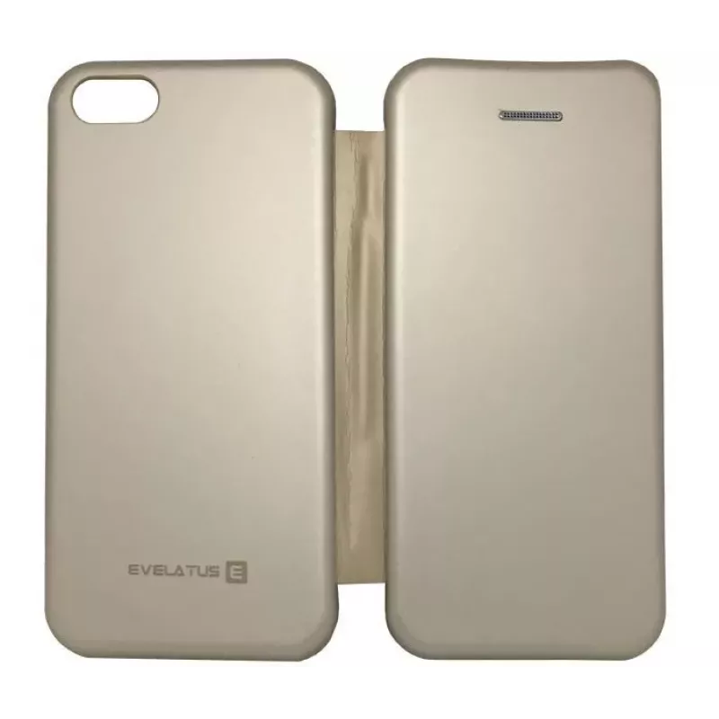 Evelatus Funda tipo libro para Xiaomi Redmi 6 Pro / Mi A2 Lite, dorada