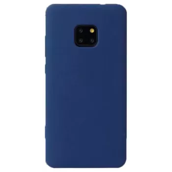 Evelatus Huawei Mate 20 Pro Funda de silicona Premium Soft Touch azul medianoche