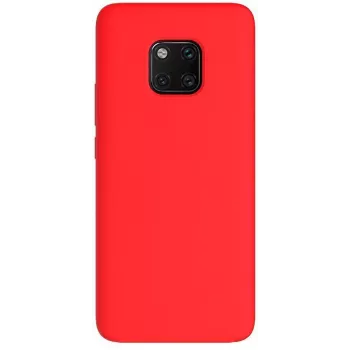 EVELATUS Funda de silicona Premium Soft Touch para Huawei Mate 20 Pro - roja