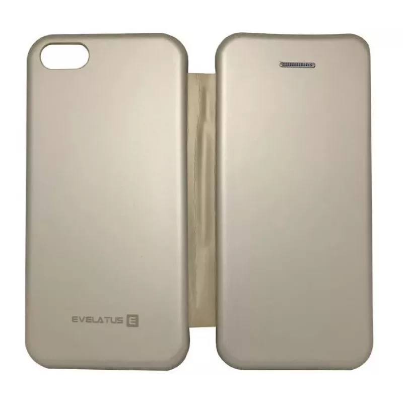 Evelatus Huawei P Smart 2019 Funda tipo libro dorada
