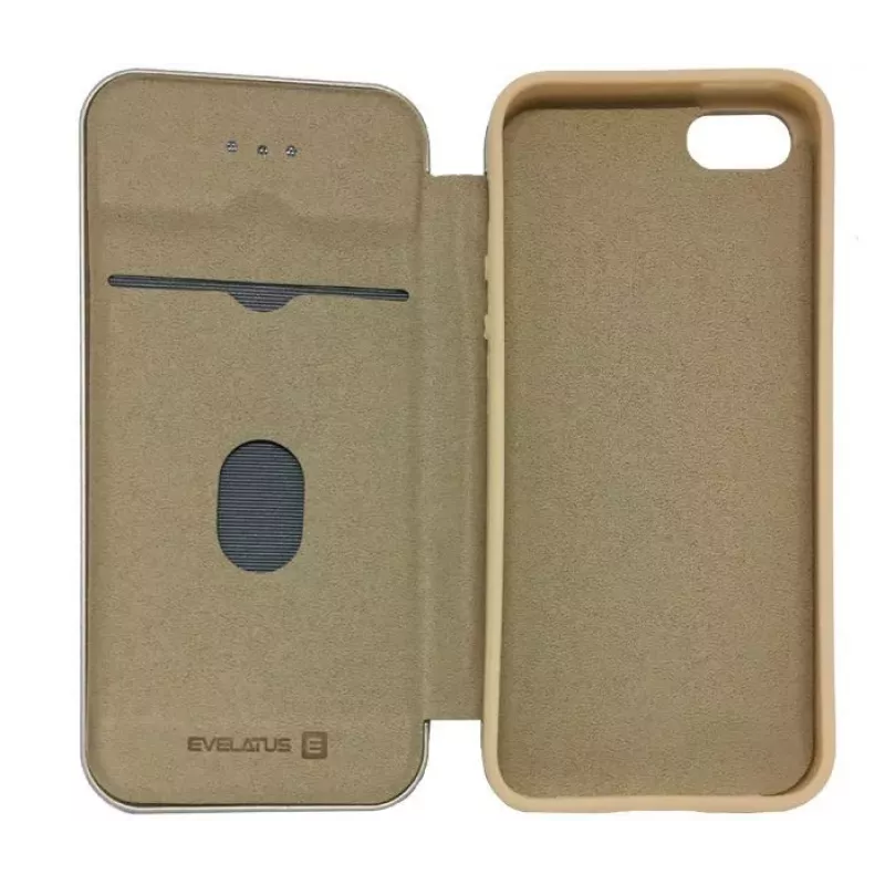 Evelatus Huawei P Smart 2019 Funda tipo libro dorada