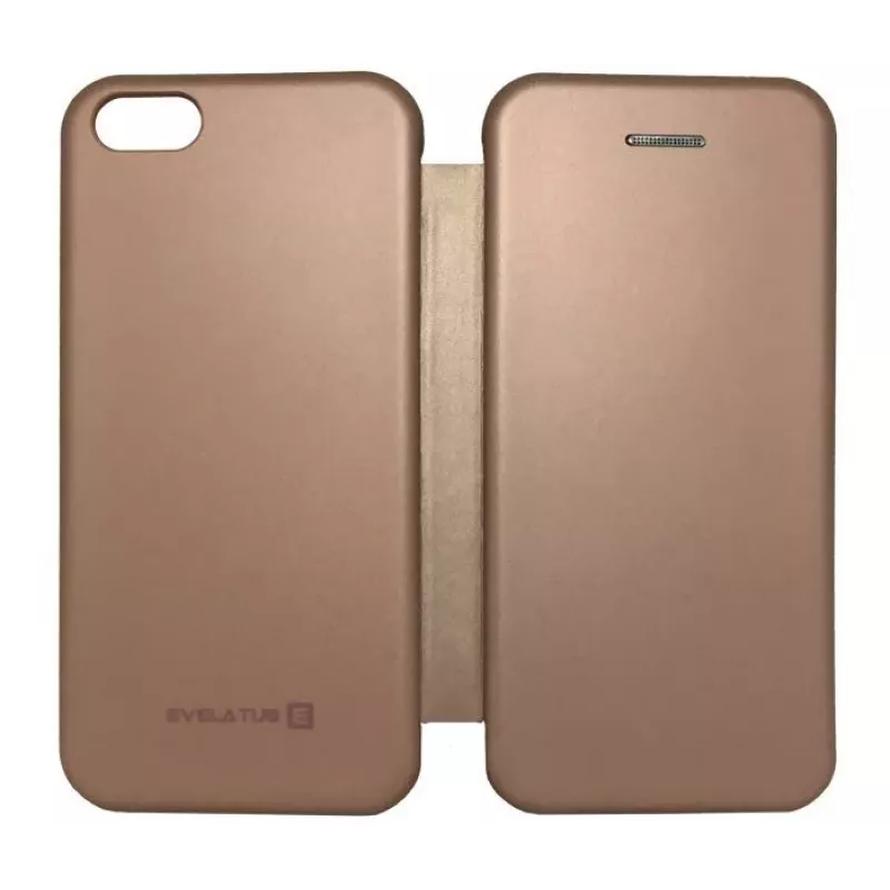 EVELATUS Huawei P Smart 2019 Funda tipo libro oro rosa