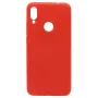 Evelatus Huawei P Smart 2019 Funda de silicona Nano Soft Touch TPU roja
