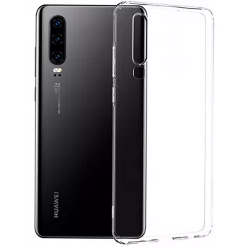 Evelatus Huawei P30 Funda de silicona transparente 1,5 mm TPU
