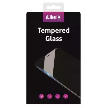 iLike Apple iPhone 6 / 6s Protector de pantalla 3D blanco de cristal templado