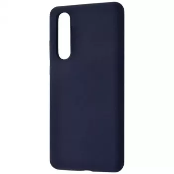 Evelatus Huawei P30 Funda de silicona Premium Soft Touch azul medianoche