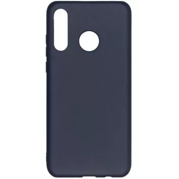 Evelatus Huawei P30 Lite Funda de silicona Premium Soft Touch azul medianoche