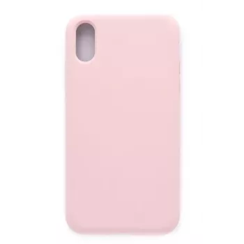Evelatus Apple iPhone XS Funda de silicona Premium Soft Touch arena rosa