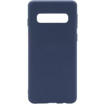 Evelatus Samsung S10 Soft Funda de silicona Premium Soft Touch azul medianoche