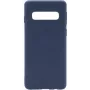 Evelatus Samsung S10 Soft Funda de silicona Premium Soft Touch azul medianoche
