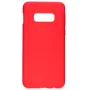 Evelatus Funda de silicona Premium Soft Touch para Samsung Galaxy S10e roja